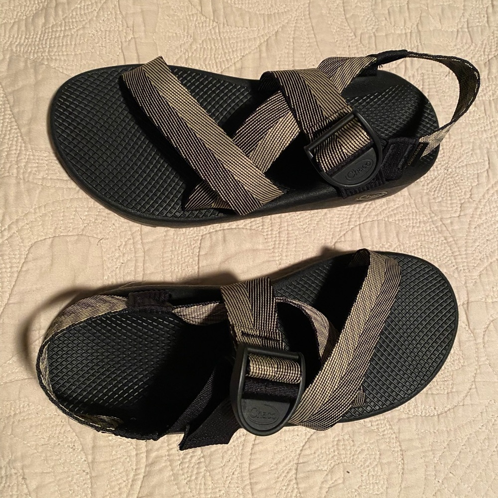 Black and Tan Chaco Z Sandals